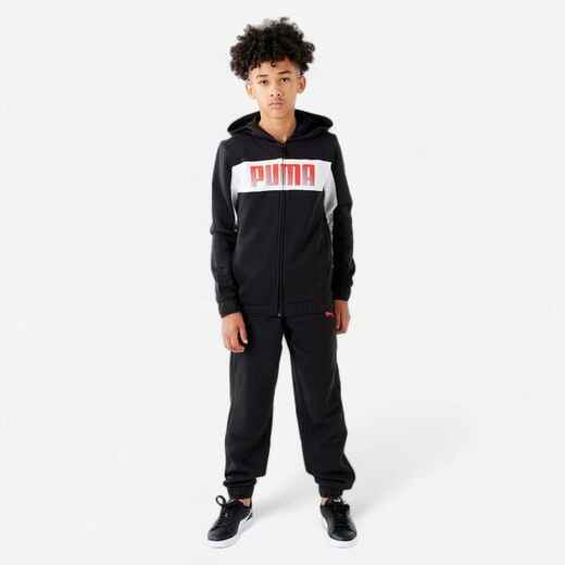 
      Kids' Hooded Tracksuit Set - Black
  